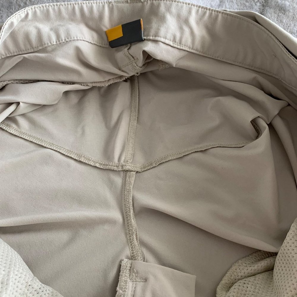 Eddie Bauer outdoor shorts women’s 6 kakhi pockets Bermuda hiking camping - Picture 6 of 11